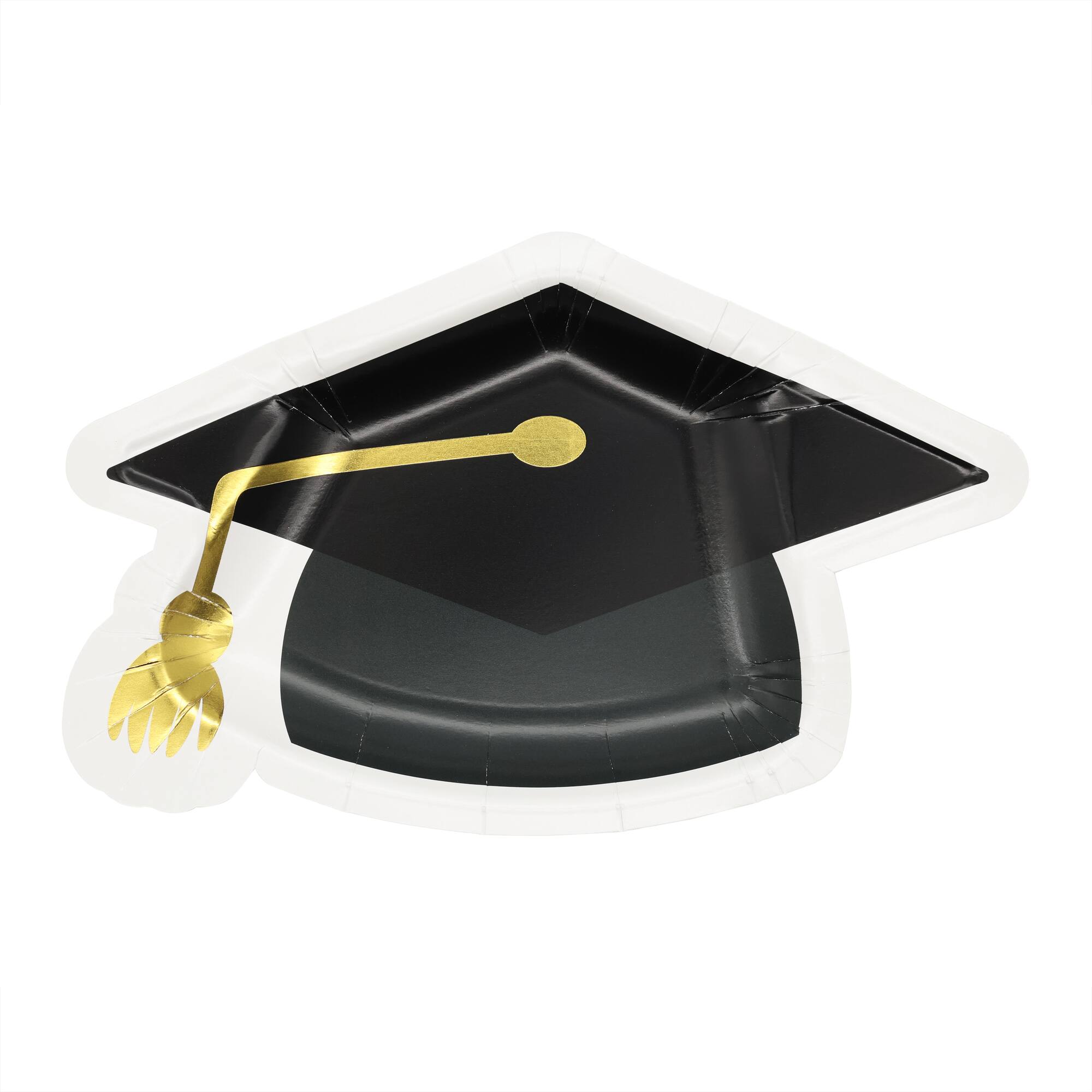9.5" Graduation Cap Shaped Dinner Plates, 10ct. by Celebrate It™